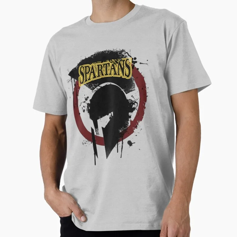 Spartans 0202 Spartan warrior helmet Ancient greece Gift T Shirt This is sparta Norse mythology Graphic Tee Large size tops