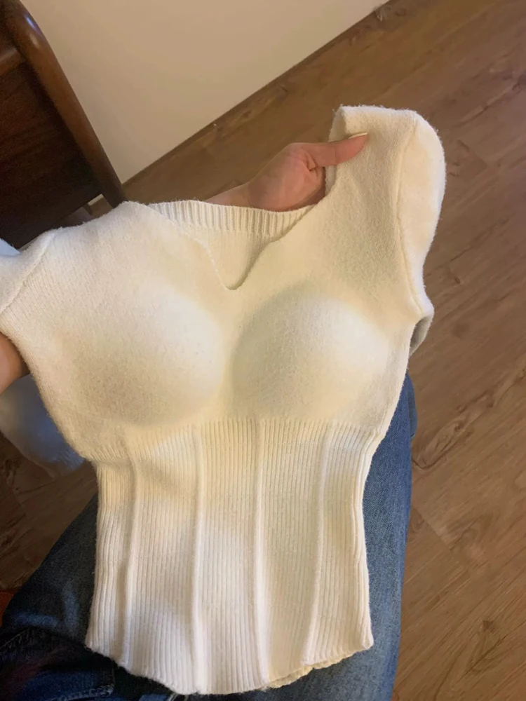 Slim Fit Long Sleeve T-Shirt Fishbone Design Base Shirt Waist Cinching Slimming Top for Women Korean Style Commute Fashion