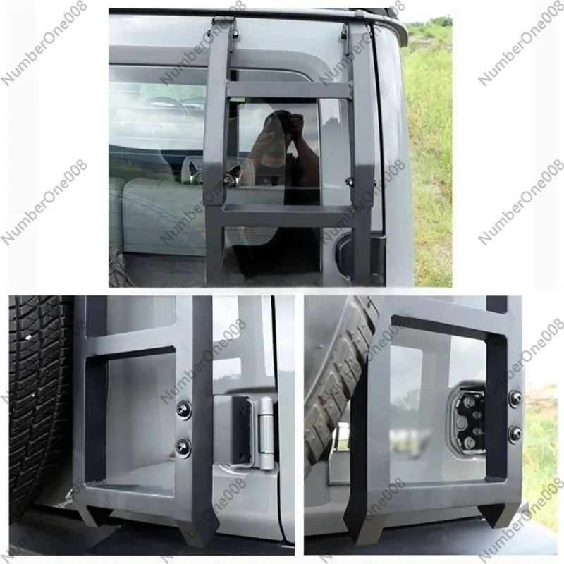 For Car Rear Door Tailgate Ladder, Tailgate Climbing Ladder, Aluminum Alloy Tailgate Ladder