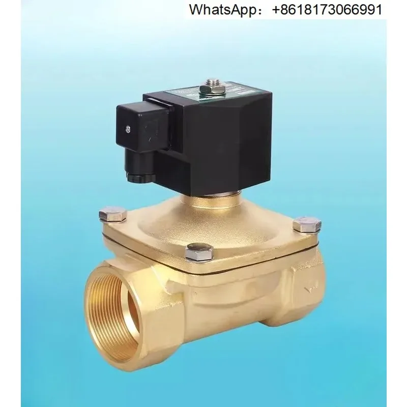 Solenoid valve two-position two-way straight-pull diaphragm type 2W31-40/50 all-copper plastic seal waterproof