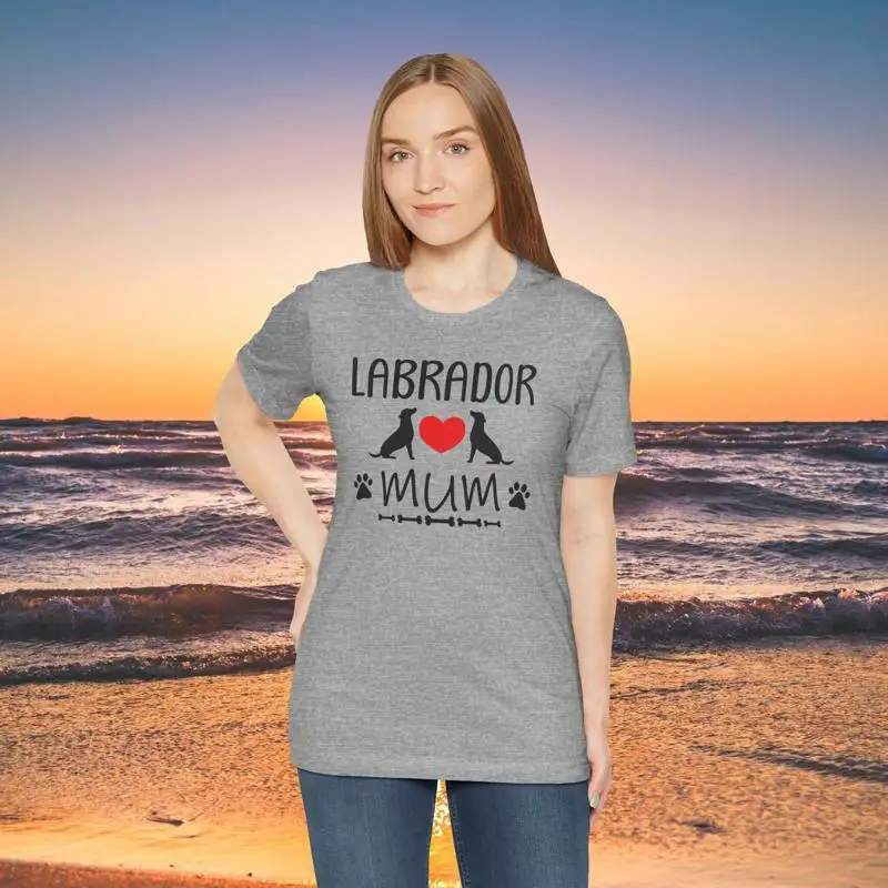 

Labrador Dog Mum T Shirt Women's Saying Celebrate Your Love for Labs Funny Owner