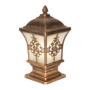 Su geçirmez Avrupa Tarzı Sütun Başkanı işık Lambası, Açık, Çim, Çit Kapısı, Ayağı, Bahçe Lambası led duvar, bir gün sonra, ve Mahkeme Avrupa'nın en çok satan 12, far stili, no. 6