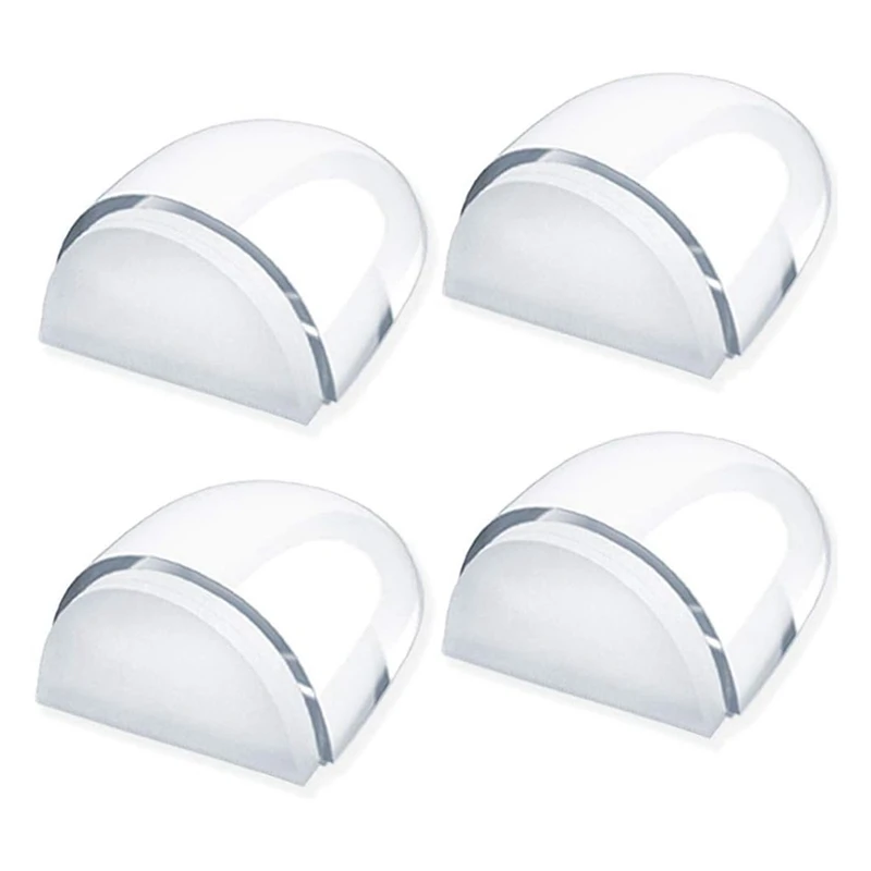 TOP Door Stops Floor For Gluing, Transparent Self-Adhesive Floor Door Stops Suitable For All Hard Floors