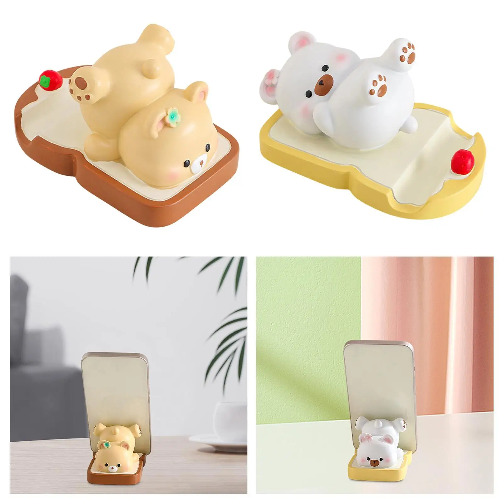 Cute Bear Cell Phone Stand Creative Phone Mount Animal Mobile Phone Accessoy