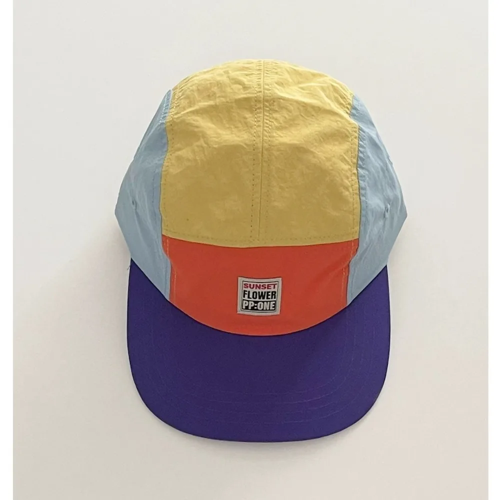 Lässige Hip-Hop-Hüte im japanischen Stil, 5-Panel-Baseballkappe mit dünnem, flachem Rand, atmungsaktiv, schnell trocknend, Sonnenschutzhut, Unisex – Detail 19
