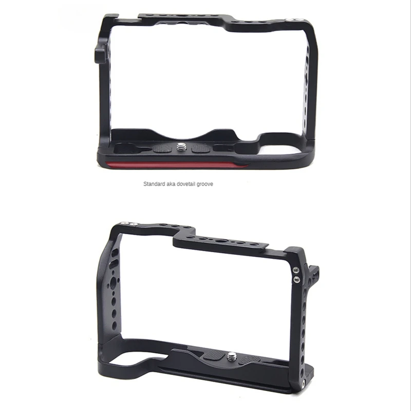 DSLR Camera Cage for Canon EOS RP Feature with 1/4 Thread Holes for Magic Arm Microphone Fill Light Attachment