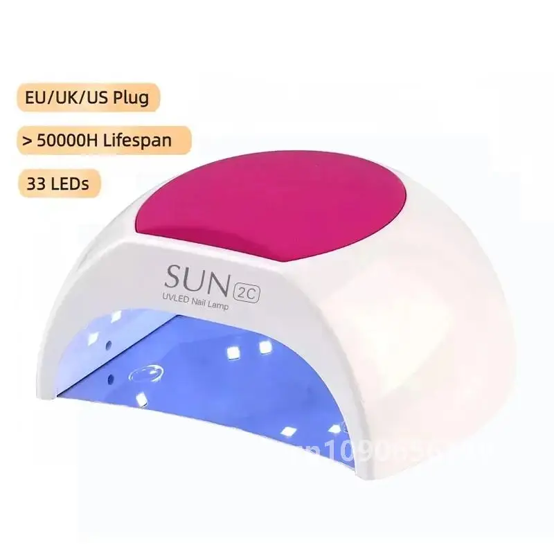 SUN 2C Nail Lamp 48W Gel UV Nail Lamp Nail Dryer for Nails lampara de unas LED with 4 Timer Setting Infrared Sensor