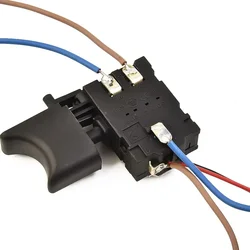 Botón de Control de taladro eléctrico, taladro a prueba de polvo, Interruptor de velocidad de empuje, gatillo, alta calidad, nuevo, DC 7,2-24V