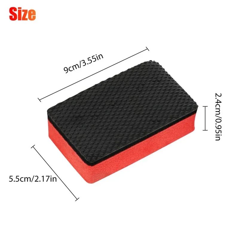 1-3Pcs Car Clay Bar Sponge Pad Reusable and Washable Cleaning Sponge Block Eraser Wax Polish Pad Auto Washing Tool Accessories