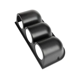 Triple Three Auto Car Gauge Meter Pod Holder Cup Mount Gauge Holder for Holding Three Automobile Gauges 2in/52mm Diameter