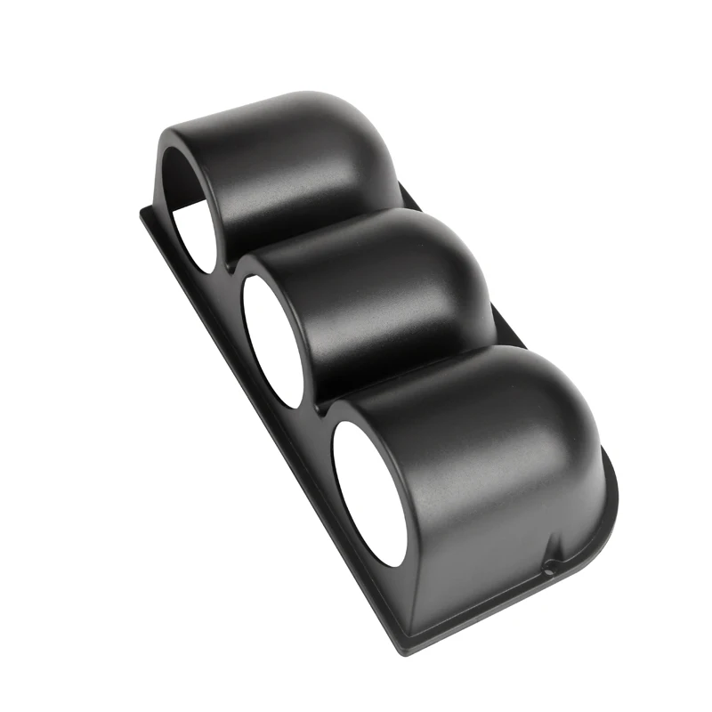 Triple Three Auto Car Gauge Meter Pod Holder Cup Mount Gauge Holder for Holding Three Automobile Gauges 2in/52mm Diameter