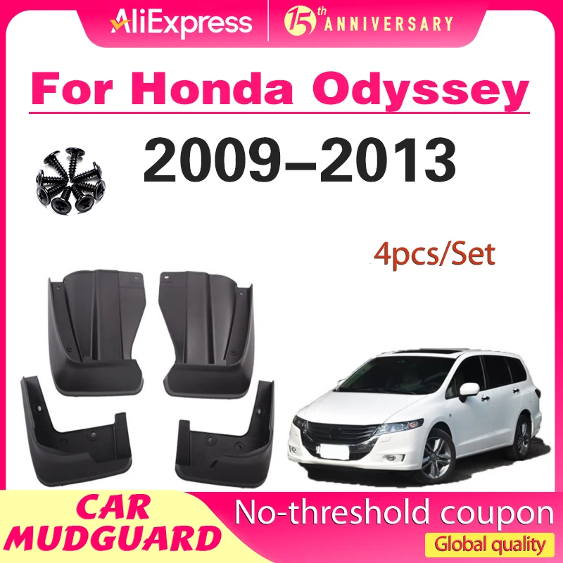 

For Honda Odyssey 2009 2010 2011 2012 2013 Fender Mudguard Mud Flaps Guard Splash Flap Mudguards Car Accessories