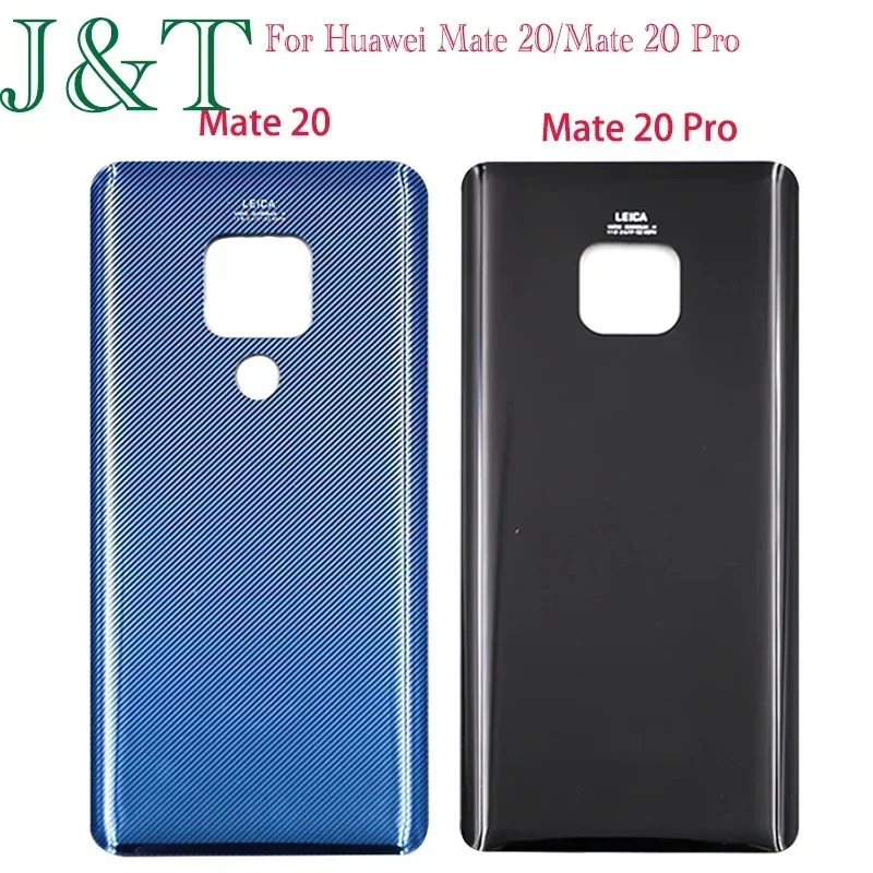 New For Huawei Mate 20 / Mate 20 Pro Battery Back Cover 3D Glass Panel Rear Door Housing Case Adhesive Replace