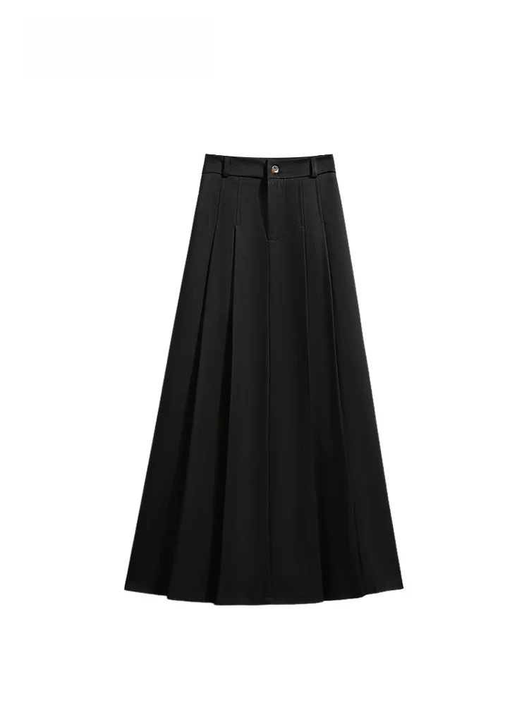 

High Waist A-Line Skirt for plus Size Women Spring New Sle Casual College Sle Versatile Slimming Skirts