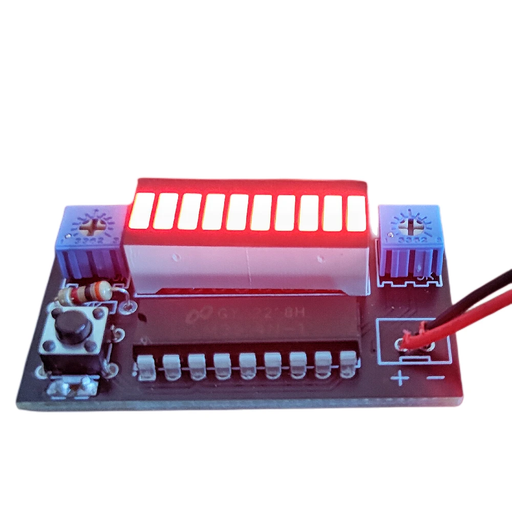 3 - 24V  LM3914  Battery Power Battery Level Meter  Indicator DIY Electronic Soldering Kits