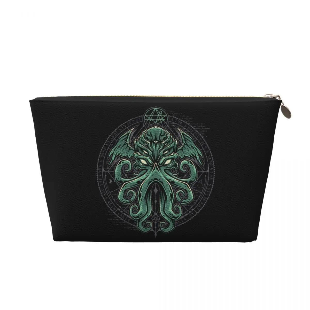 Custom Great Cthulhus Travel Cosmetic Bag Women Horror Movie Lovecraft Toiletry Makeup Organizer Lady Beauty Storage Dopp Kit