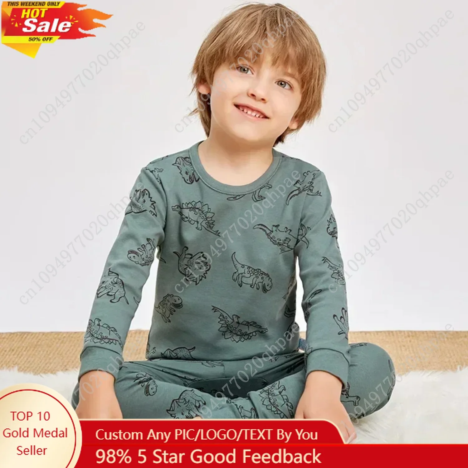 

Kids Pajamas for Boys 2 3 4 5 6 7 8 9 10 11 12 13 14 Years Cotton Sleepwear Set Dinosaur Pyjamas Green Children Pijamas Clothing