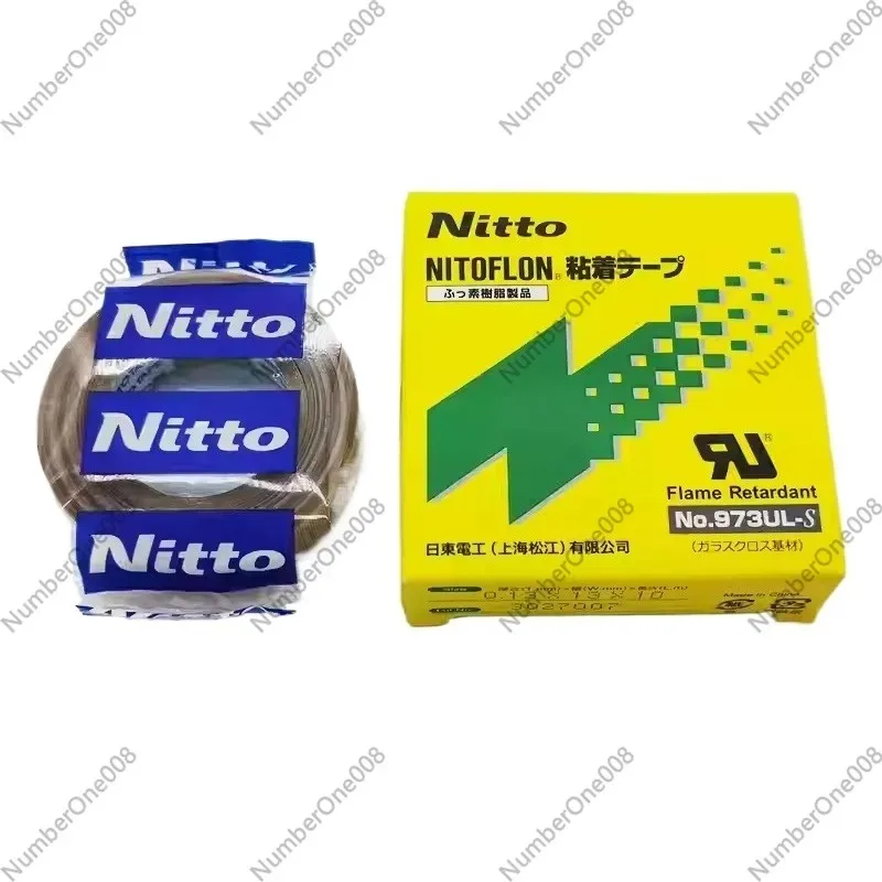 

10 шт. термостойкой клейкой ленты 973Ul 973 Japan NITTO NITOFLON, водонепроницаемая электроизоляционная лента NO.973Ul-S