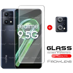 For Realme 9 5G Glass Protector Film For Realme 9 Pro Plus 8 8i 8S Tempered Glass Screen Lens Camera Film For Realme 9 5G Glass