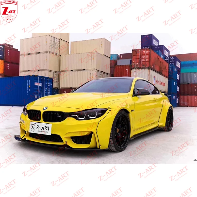 Z-ART Wide Body Kit for M4 Wide Tuning Kit for F82 Wide Aerodynamic Body Kit for 2014-2020 M4 Carbon Fiber Aerokit