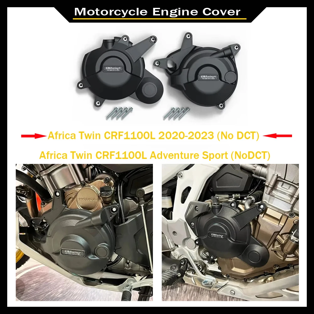 

Motorcycle engine insulation and anti drop protection cover For Honda Africa Twin CRF1100L Adventure Sport 2020-2023 (No DCT)