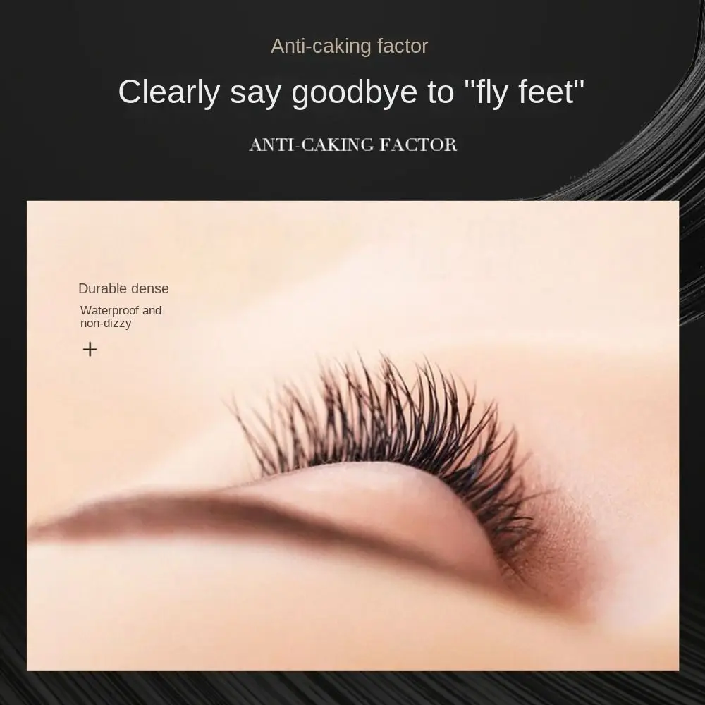 3D Slender Eyelash Mascara Waterproof Thick Eyelashes Lengthening Mascara Curling Silky Lash Black Eyelashes Extension