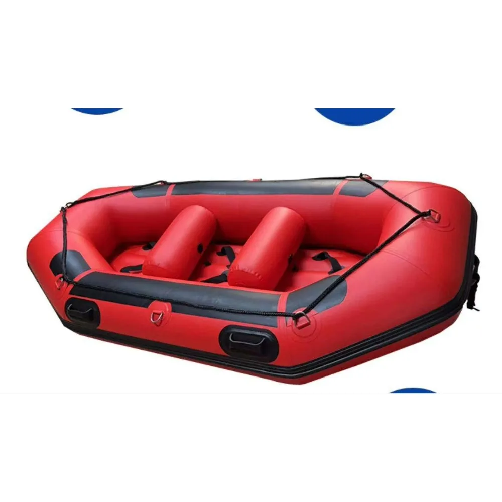 قارب إنقاذ قابل للنفخ لعمليات الطوارئ لسلامة المياه، قارب PVC خفيف الوزن لبحيرة النهر والإنقاذ من الفيضانات