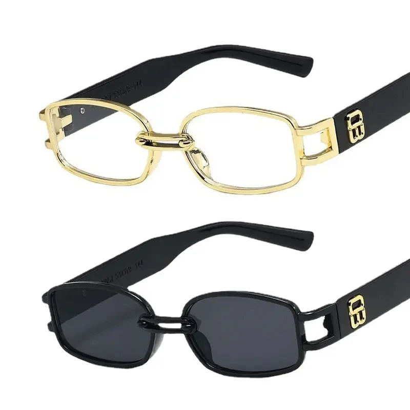 1-2pcs Fashion Sunglasses for Women Man Block Glare Driving Glasses Punk Full Frame Black Shades Glasses Summer Eye Protection