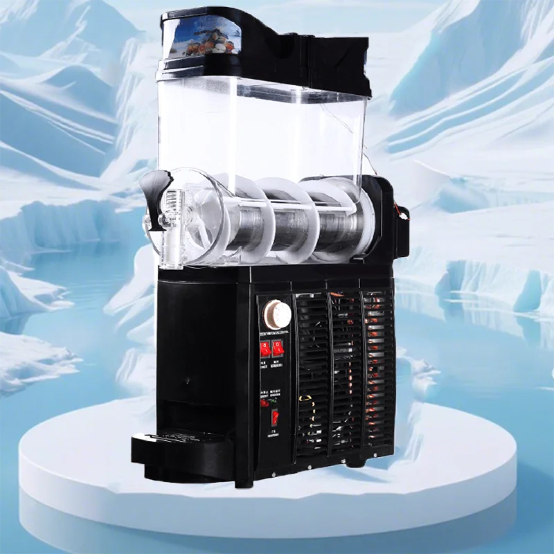 Hot Sale 15 Liters Single Tank Commercial Grade Sugared Beverage Cold Drink Machine Ice Slushy Machine for Bars Restaurants