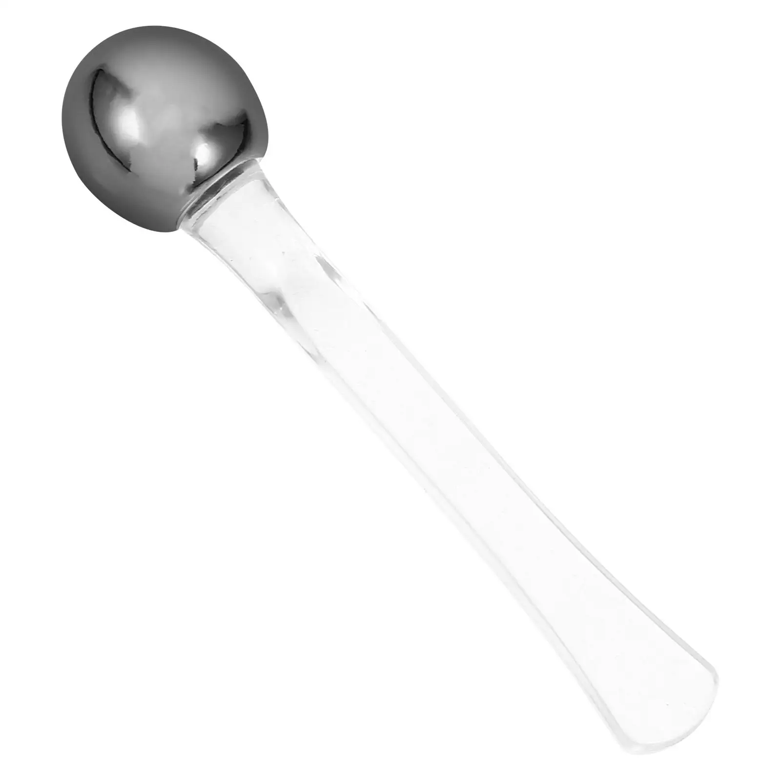 

Facial Massage Stick Eye Cream Spatula Mini Scoop Tool Plastic Spoon for Creams Lotions Masks Transparent H