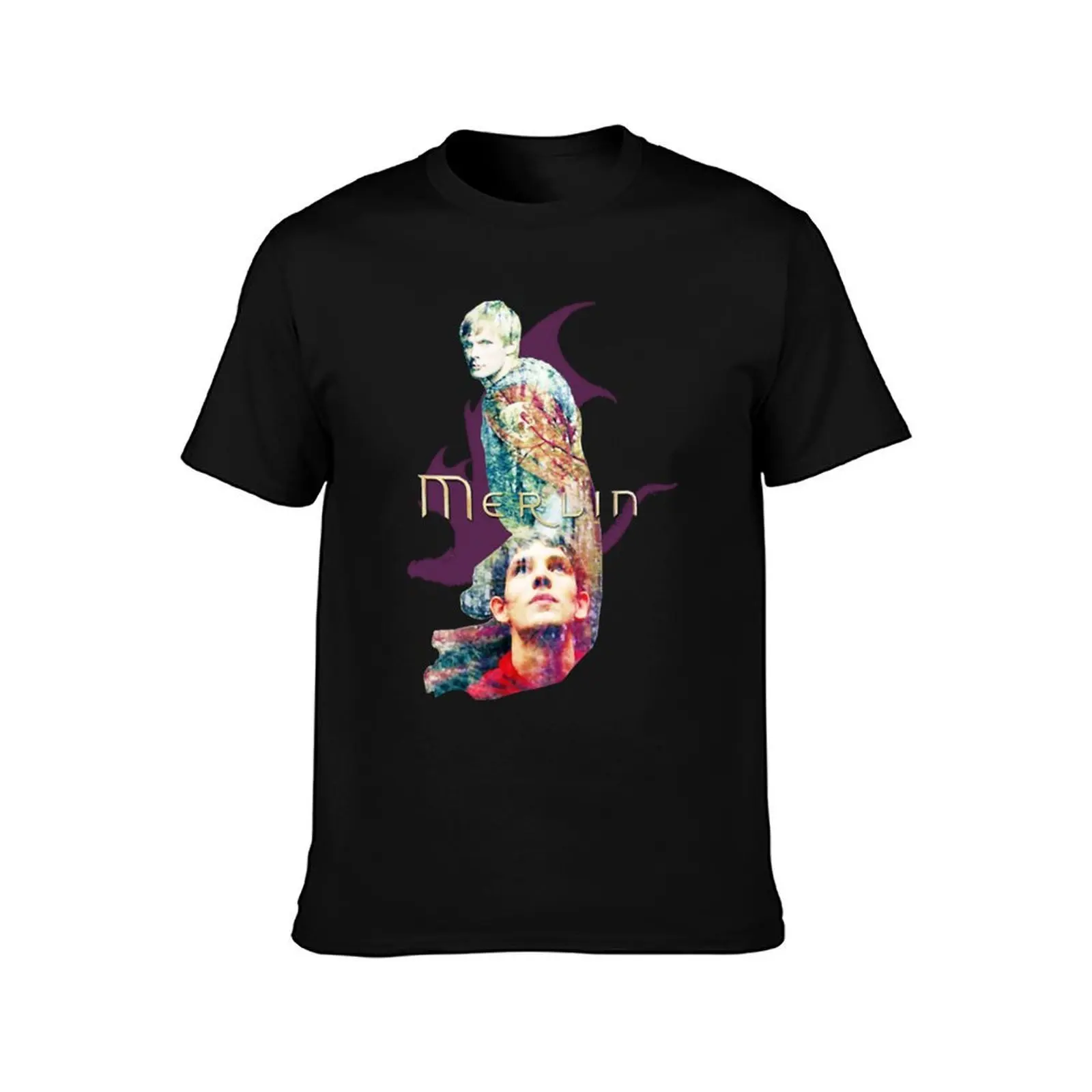 Merlin T-Shirt Plus Size Loose Short Sleeve Top T-Shirt