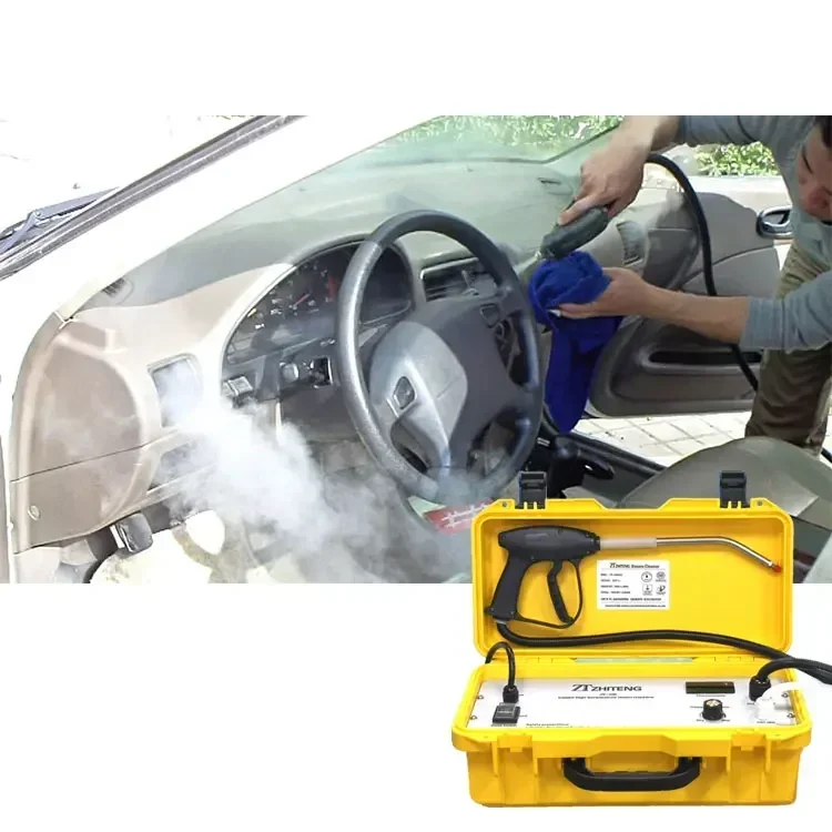 Car Washer Best Sale Automatic Dry / Wet Steam Vapor Wash Equipment Portable IPX4  Steam Cleaner