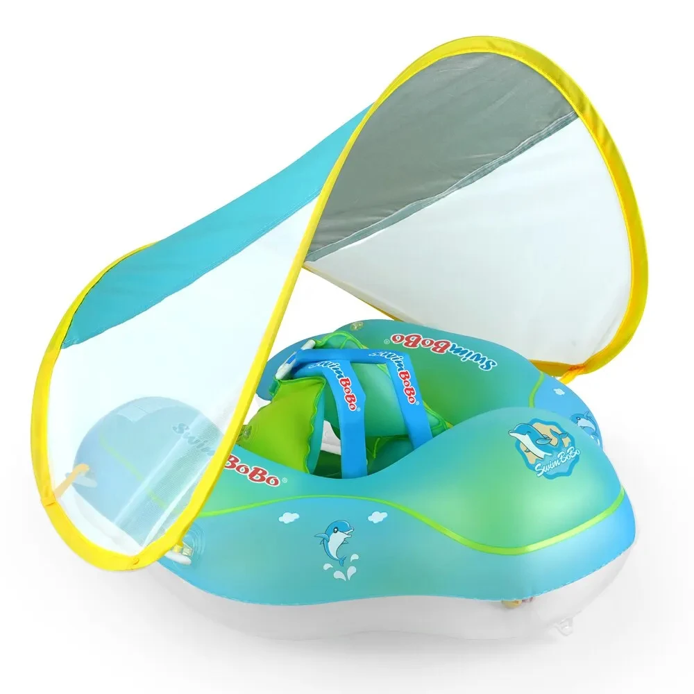 Flotador de natación inflable para bebés, anillo de baño circular, juguetes de verano para niños pequeños, nuevas actualizaciones