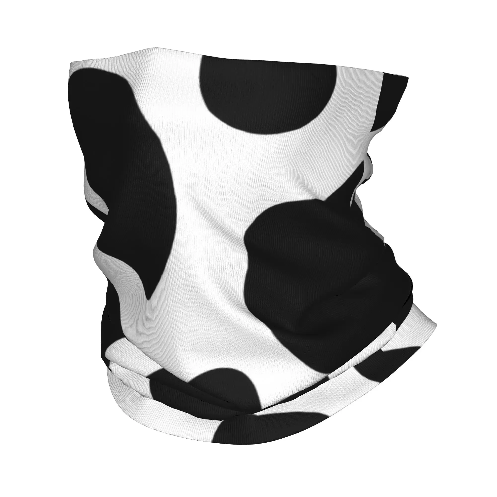 

Cow skin pattern Bandana Neck Gaiter Printed Wrap Scarf Warm Balaclava Riding Unisex Adult