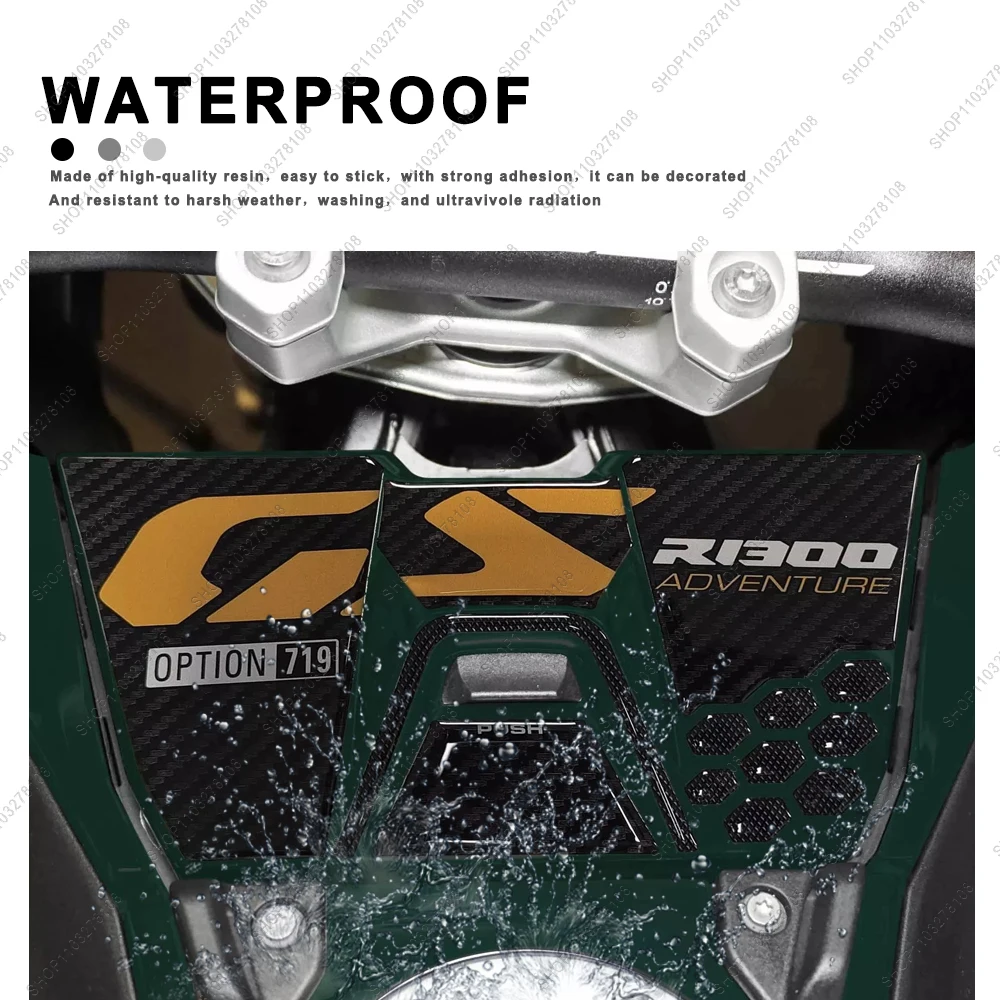 r1300gs  Sticker Motorcycle Accessories Tank Door 3D gel Resin Sticker ForBMW R1300GS Adventure 2024 2025 waterproof