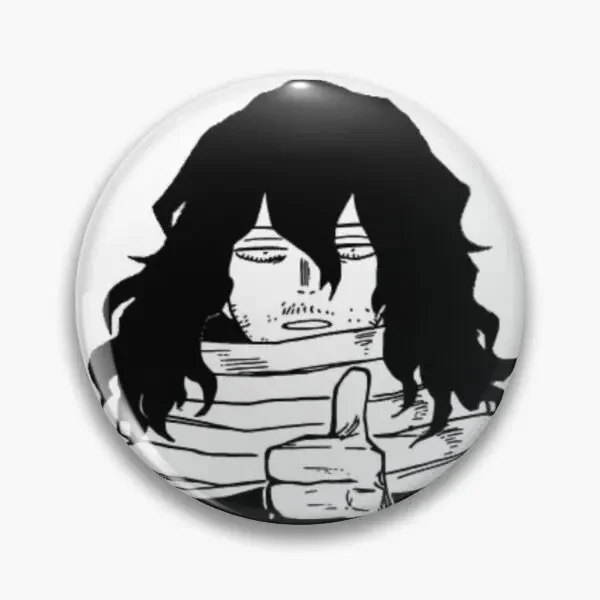 Aizawa I Am Just Vibing Customizable Soft Button Pin Clothes Creative Metal Collar Cartoon Fashion Gift Lapel Lover Cute