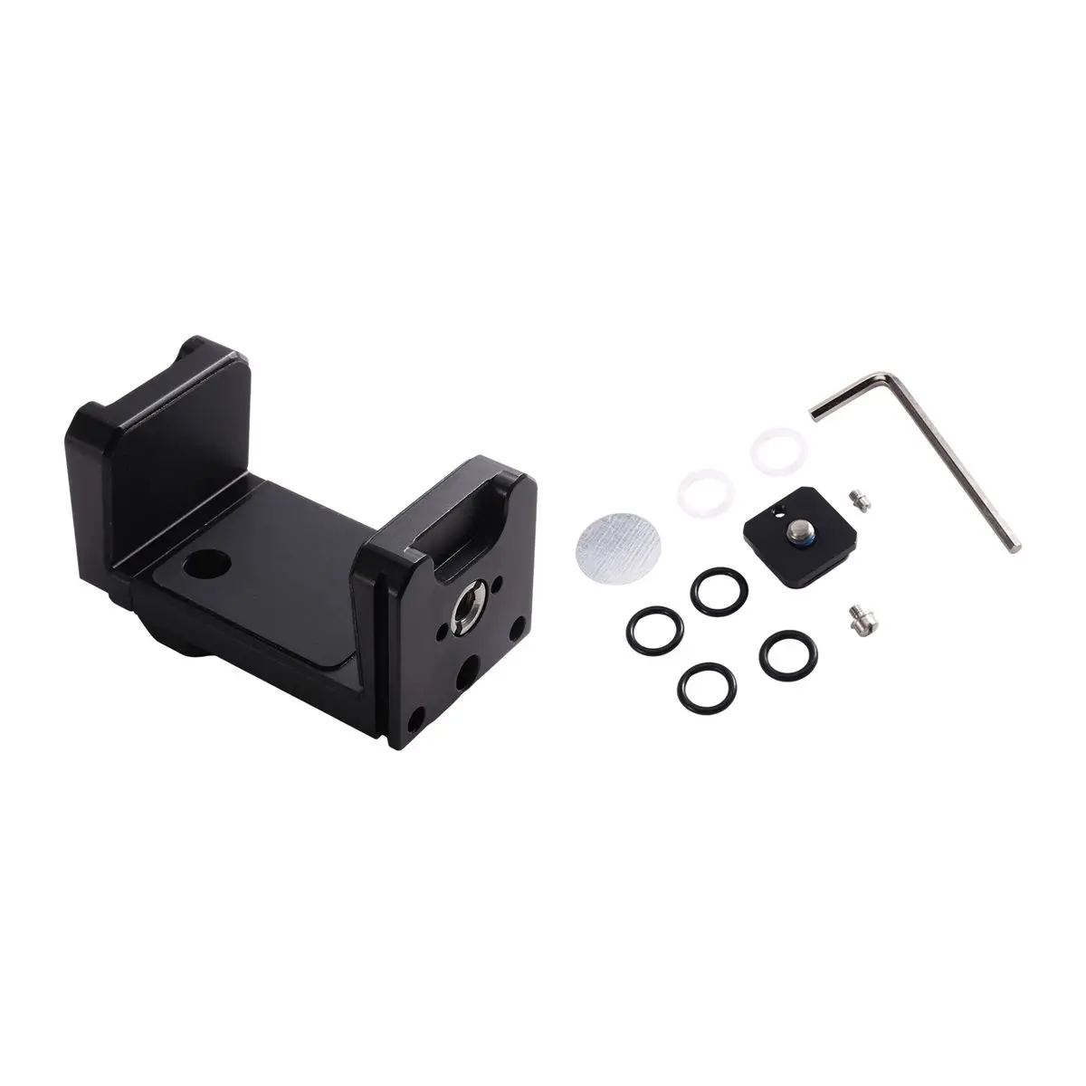 Power Bank Holder 55-85mm for DSLR Camera Photography Mobile Power Stand Aluminum Alloy - view 6