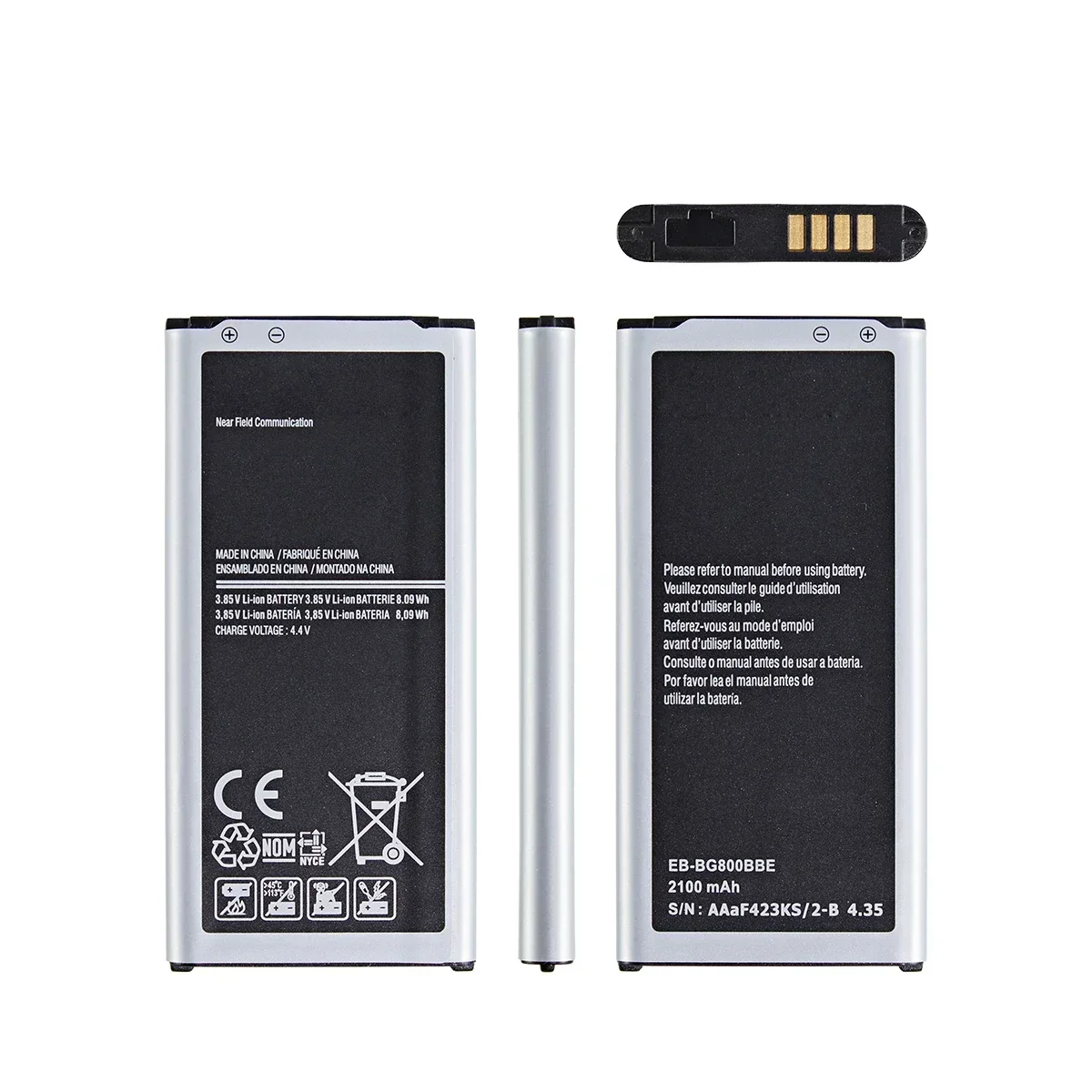 Brand New EB-BG800BBE EB-BG800CBE 2100mAh Battery For Samsung Galaxy S5 mini S5MINI SM-G800F G870A G870W Mobile Phone