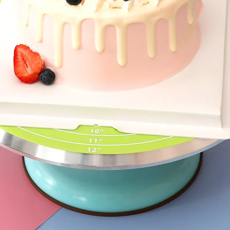 Silicone Cake Turntable Mat Non-stick High Temperature Resistant Baking Tool Kitchen Gadget for Easy Cake Decoration