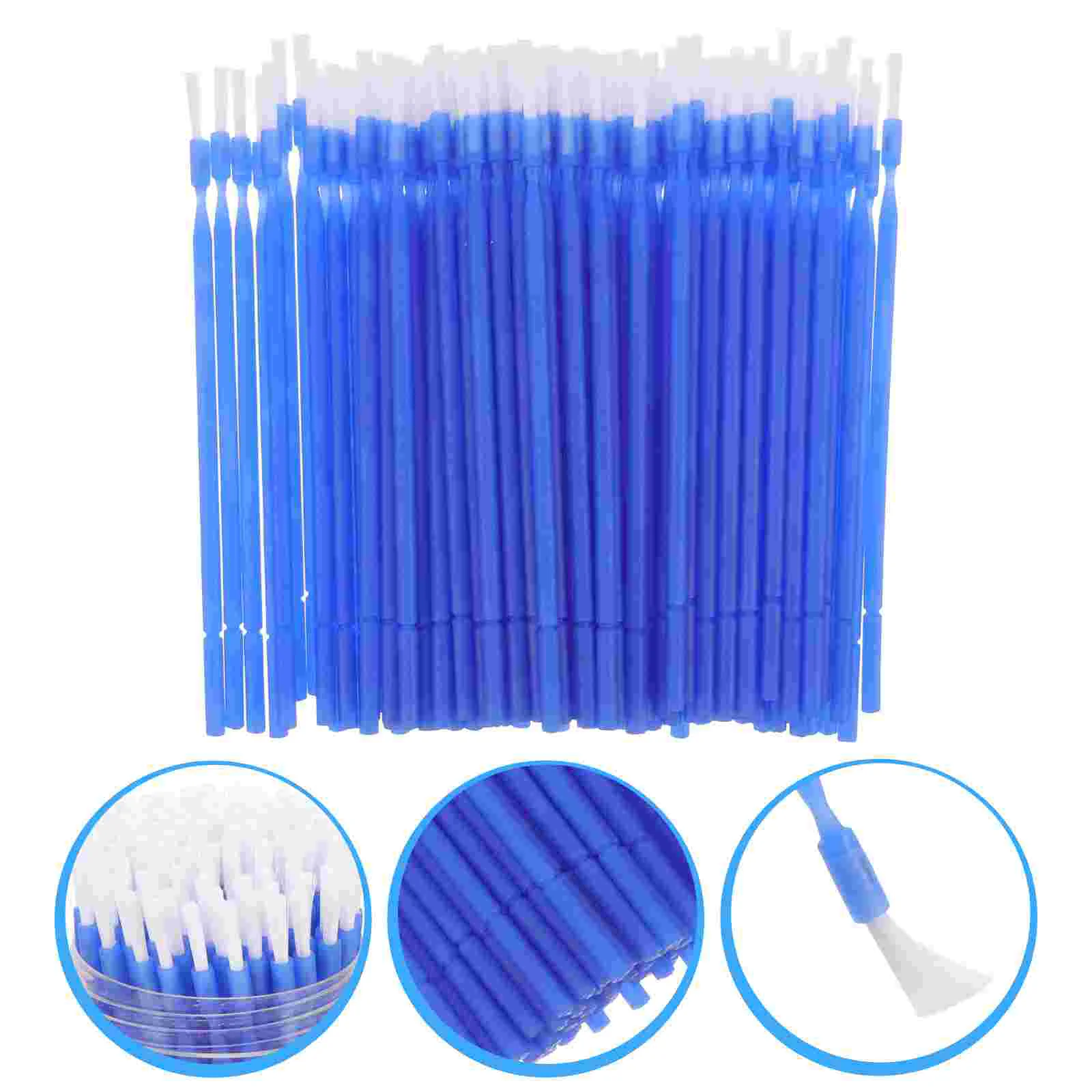 100 Pcs Disposable Travel Lash Applicator Tooth Fluoride Brush Nylon Dental Teeth