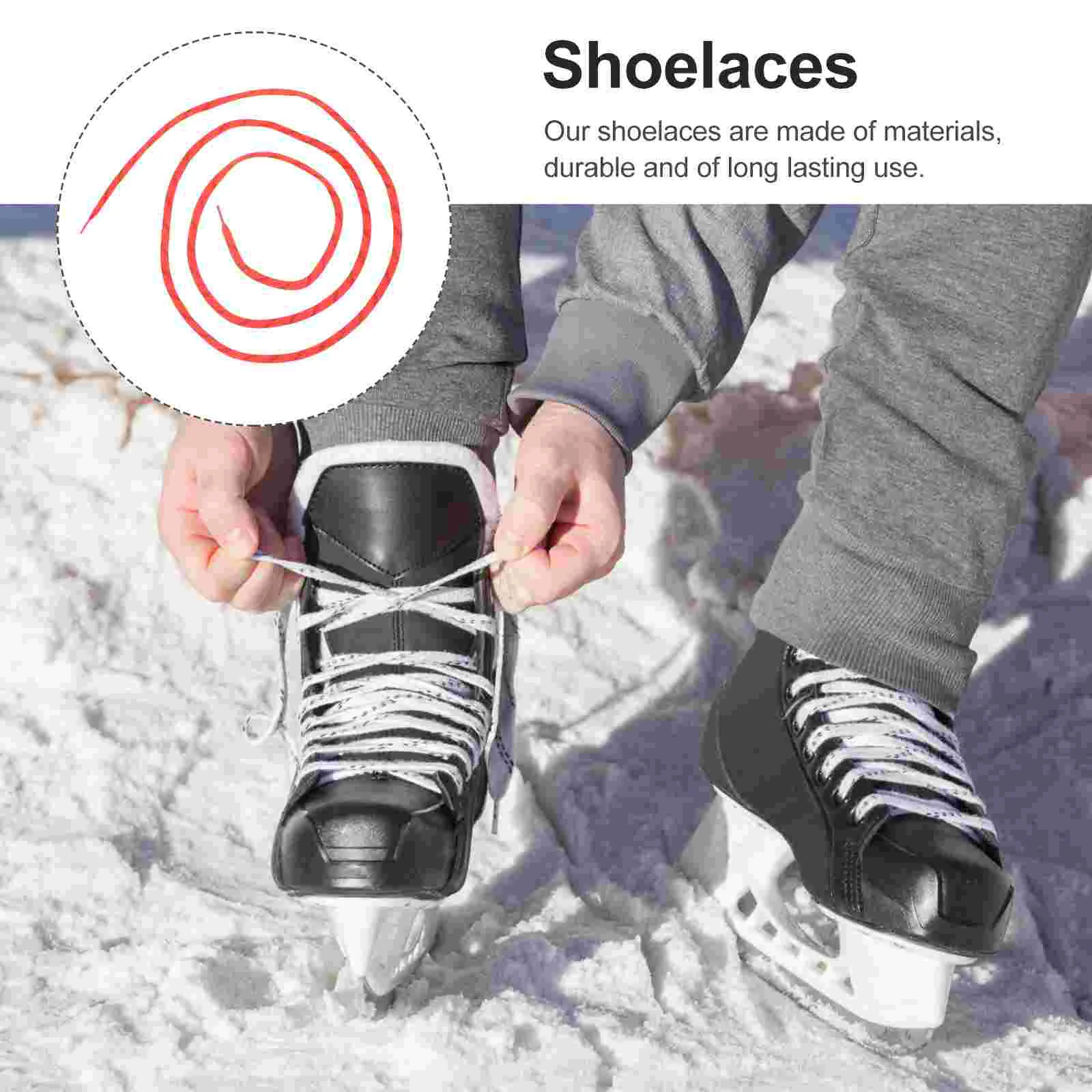 Ice Skates Boots Man Sneakers Black for Men Shoe Laces Casual Shoes Hockey Shoelaces Ties