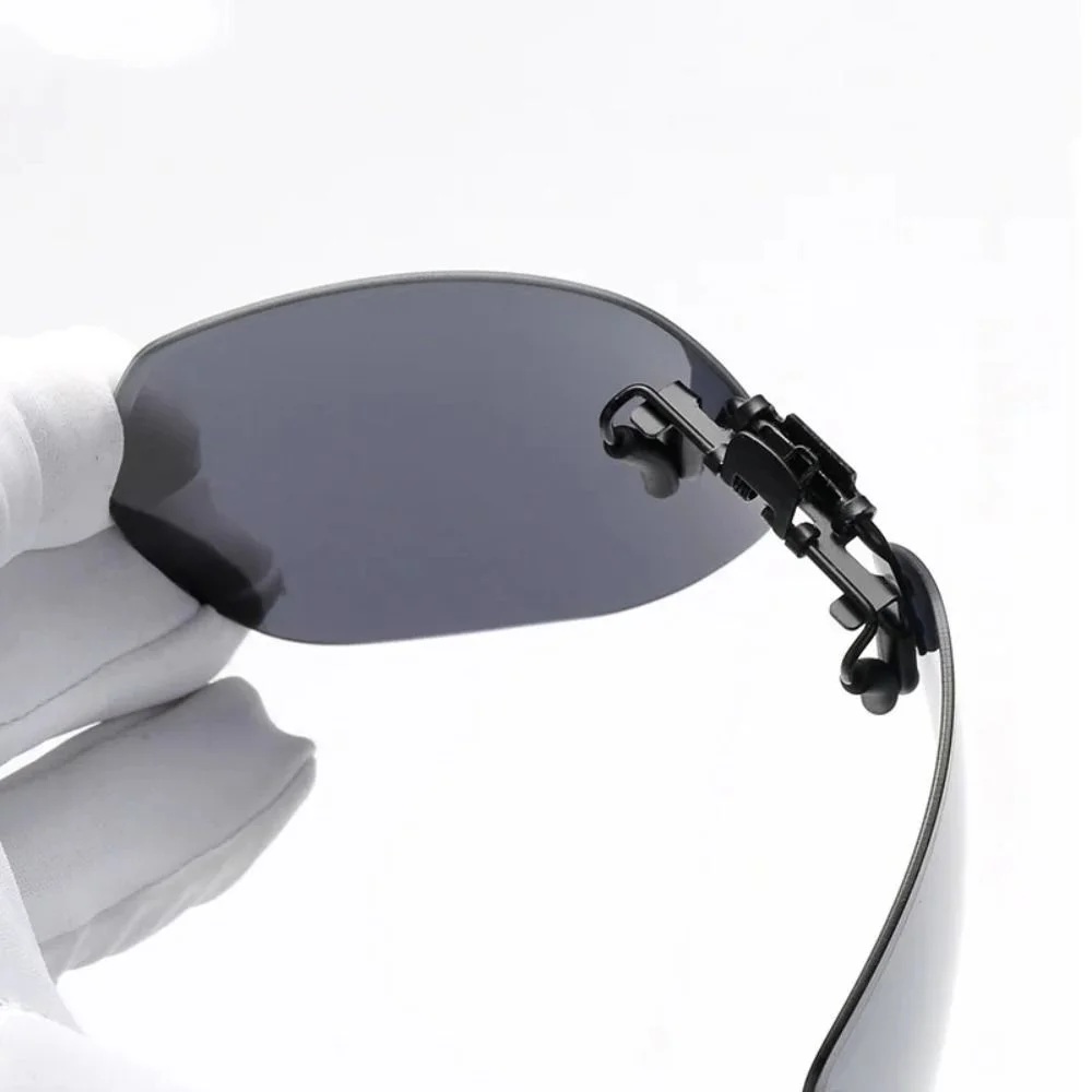 UV400 يوم للرؤية الليلية حملق كليب الأشعة فوق البنفسجية حماية عدسات قطبية قصر النظر نظارات كليب مكافحة وهج بدوره متابعة كليب على النظارات الشمسية #5