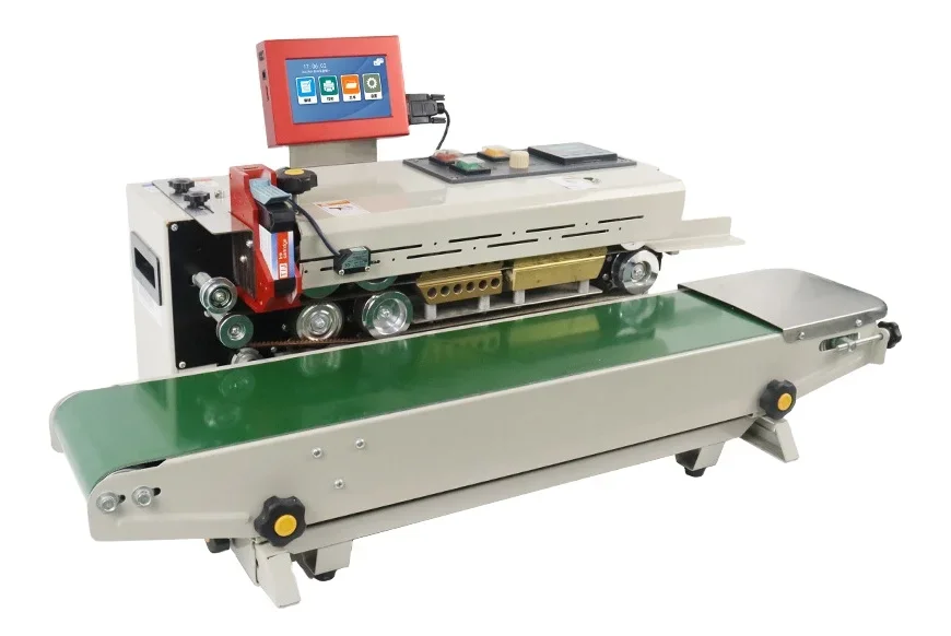 

-Film Aluminum Foil Bag Continuous Heat Sealing Machine Food Plastic Bags Tea Bags Automatic Coding Sealing Machine