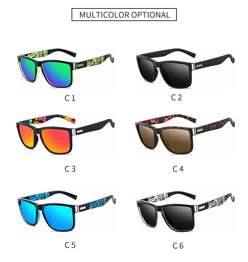New Xiaomi Youpin QS056 Classic Square Sports Sunglasses Men Women Beach Sun Glasses Popular Sun Glasses UV400 Goggles Hot