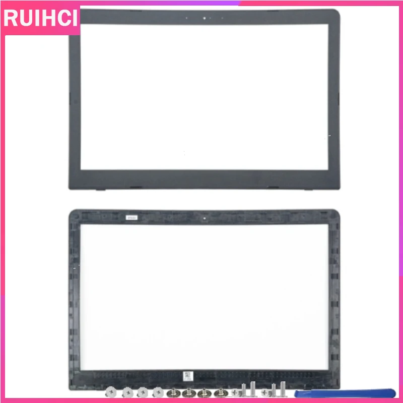 Pour N580 N580G N580V X580V N580VD X580VE X580VD N580VE LCD couvercle arrière/lunette/charnières/couvercle de charnière de remplacement en plastique