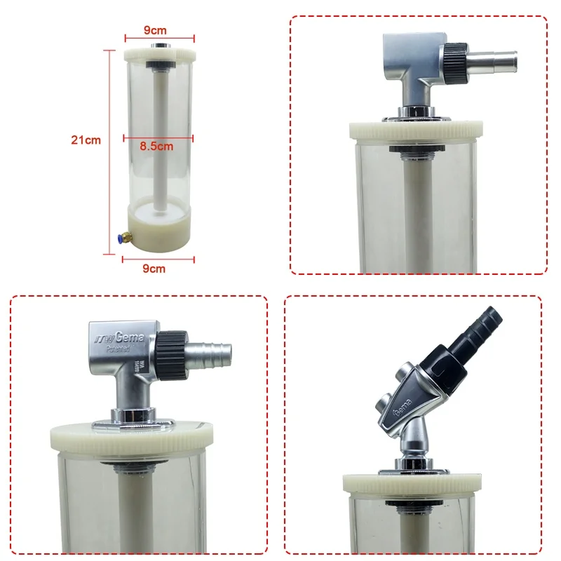 Experimental/Test Electrostatic Powder Coating Cup Hopper with Powder Injector Paint Barrel Spray Painting Equipment view 5