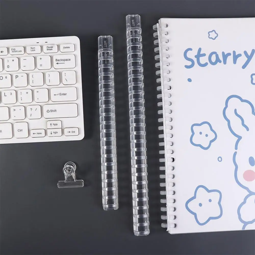 Collection Clips File Organizer Loose Leaf Book Binder Rings Binding Spines Plastic Comb Bindings Binder Circle Ring