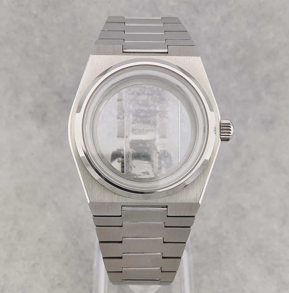NH35 Case 904L Stainless Steel Watch Case 40mm Sapphire Glass waterproof Case Fit NH35/NH36 Movement Watch Parts Replacement