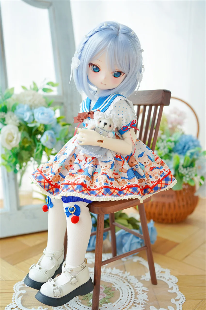 

Туфли для куклы BJD 1/4, туфли с заклепками и пряжкой, с круглой головой медведя сестры, аксессуары для кукол BJD