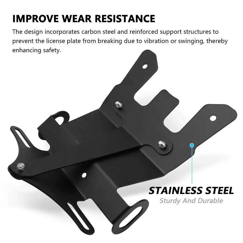 Rear Number Plate Bracket For Honda CRF1100L Africa Twin Adventure Sports 2020-2026 Motorcycles License Plate Holder Accessories